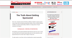 Desktop Screenshot of getsponsoredfast.com